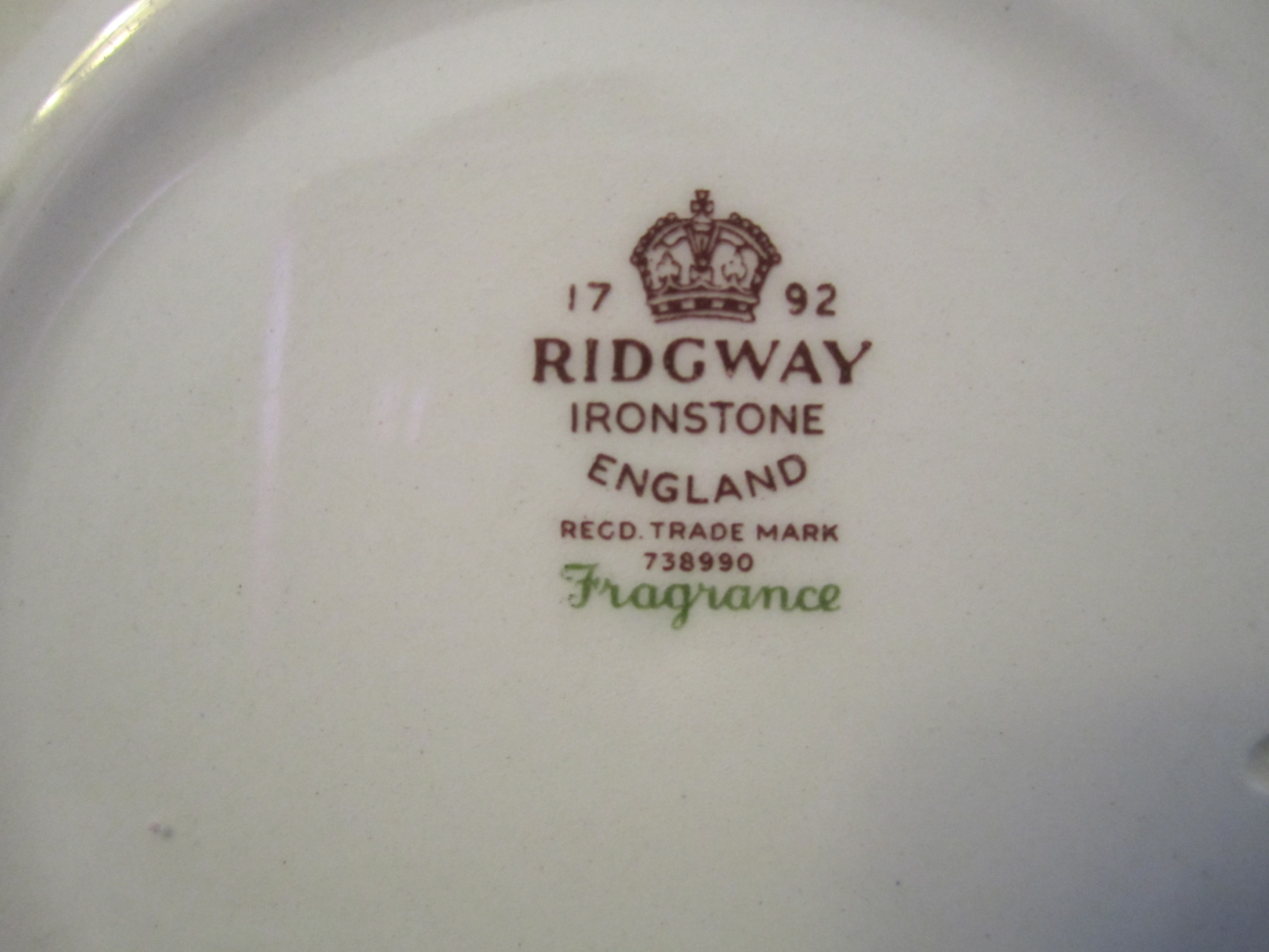 1792 Ridgway Ironstone InstAppraisal